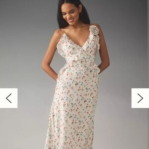Bardot Olea Sleeveless Ruffle Midi Dress - From Anthropologie - New With Tags